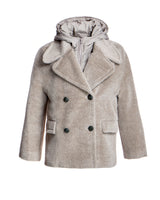 Alpaca Blend Pea Jacket-Maximilian