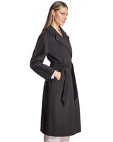 Belted Italian Wool blend Coat-Maximilian