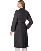 Belted Italian Wool blend Coat-Maximilian