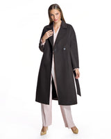 Belted Italian Wool blend Coat-Maximilian