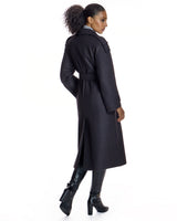 Wool blend Houndstooth Trench-Maximilian
