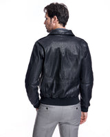 Men's Leather Bomber