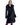 Hooded Shearling Short Coat with Ruffle Trim-Maximilian