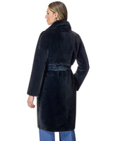 Julia & Stella Animal Printed Shearling Coat-Maximilian