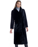 Shearling Maxi Coat-Maximilian