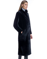 Shearling Maxi Coat-Maximilian