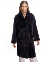 Oversized Reversible Shearling Coat