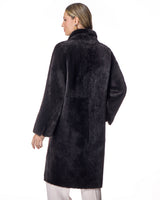 Oversized Reversible Shearling Coat