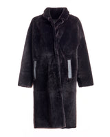 Oversized Reversible Shearling Coat