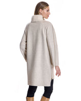 Mixed Media Shearling Coat- Maximilian