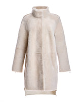 Mixed Media Shearling Coat- Maximilian