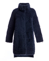 Mixed Media Shearling Coat- Maximilian
