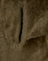 41" long Shearling lamb Reversible Vest-Maximilian