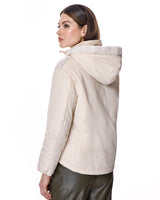 Quilted Lamb Jacket with Hood-Maximilian