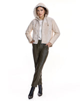 Quilted Lamb Jacket with Hood-Maximilian