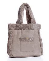 Maximilian Shearling Lamb Tote Bag-Maximilian