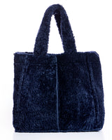 Maximilian Shearling Lamb Tote Bag-Maximilian