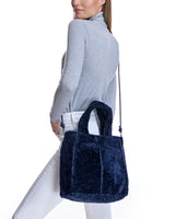 Maximilian Shearling Lamb Tote Bag-Maximilian