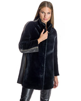 Leather and Shearling Coat - Maximilian