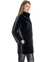 Leather and Shearling Coat - Maximilian