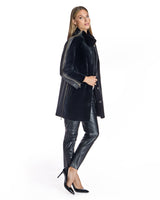 Leather and Shearling Coat - Maximilian