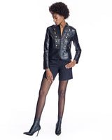 Leather Military Jacket