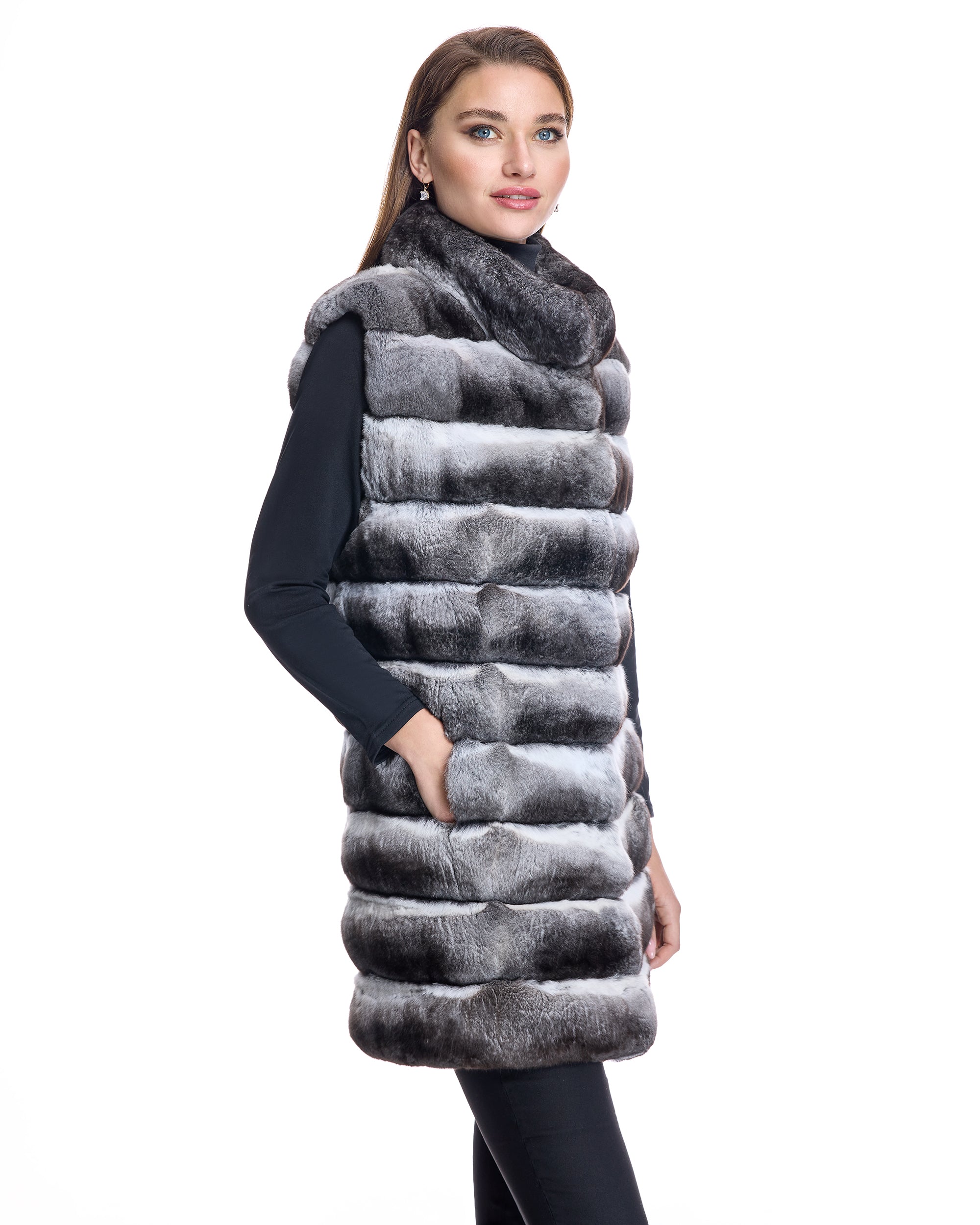 Chinchilla vest online