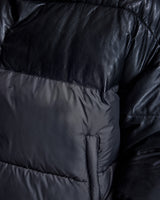 Men's Leather and Poly Horizontal Bomber