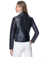 Leather Moto Jacket- Max