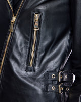 Leather Moto Jacket- Max