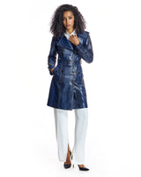 Belted Python Trench Coat-Maximilian