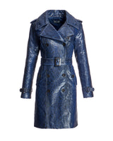 Belted Python Trench Coat-Maximilian