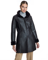 Nappa Shearling Jacket with Stand Collar-Maximilian