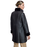 Nappa Shearling Jacket with Stand Collar-Maximilian