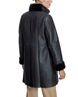 Nappa Shearling Jacket with Stand Collar