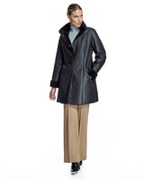 Nappa Shearling Jacket with Stand Collar-Maximilian