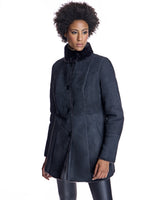 Shearling Jacket with Stand Collar-Maximilian