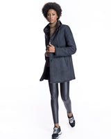 Shearling Jacket with Stand Collar-Maximilian