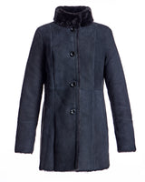 Shearling Jacket with Stand Collar-Maximilian