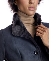 Shearling Jacket with Stand Collar-Maximilian