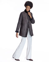 Shearling Jacket with Stand Collar-Maximilian