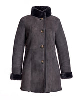 Shearling Jacket with Stand Collar-Maximilian