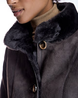 Shearling Jacket with Stand Collar-Maximilian
