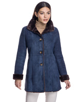 Shearling Jacket with Stand Collar-Maximilian