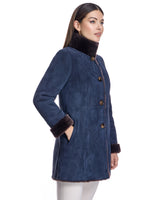 Shearling Jacket with Stand Collar-Maximilian