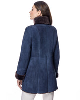 Shearling Jacket with Stand Collar-Maximilian