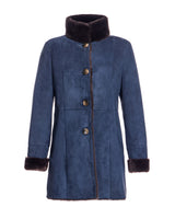 Shearling Jacket with Stand Collar-Maximilian