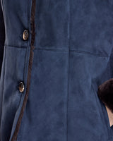 Shearling Jacket with Stand Collar-Maximilian
