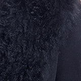 Belted Wool Coat with Cashmere Goat Trim