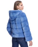 Reversible Mink Jacket with Hood